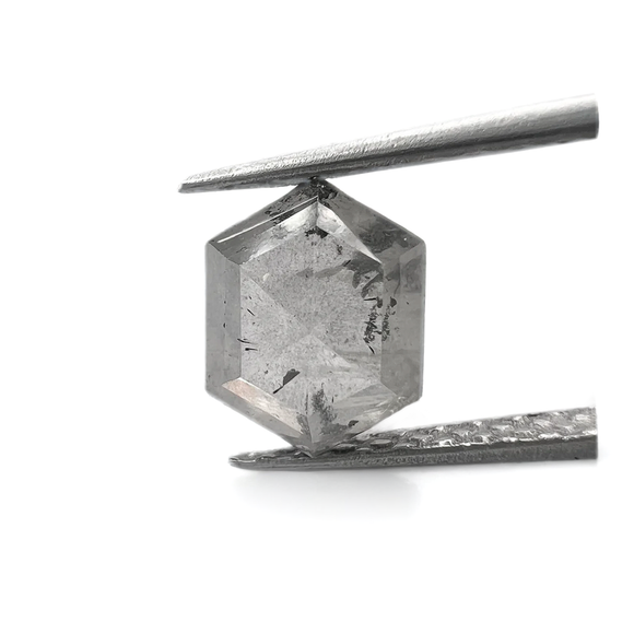 1.61ct 7.54x5.89x3.50mm Hexagon Rosecut HX1102B