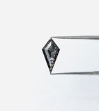 1.41ct  Salt and Pepper 14.80x7.10x2.30mm Kite Double Rosecut SP1026-11