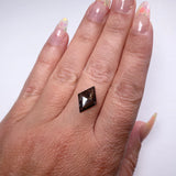 2.80ct  Salt and Pepper  15.92x10.99x2.52mm Kite Double Rosecut SP1863-1