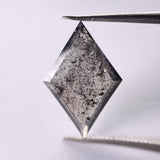 2.80ct  Salt and Pepper  15.92x10.99x2.52mm Kite Double Rosecut SP1863-1