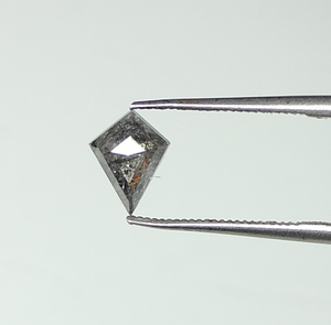 0.66ct Salt and Pepper 7.00x5.45x2.70mm Kite Rosecut SP1029-11