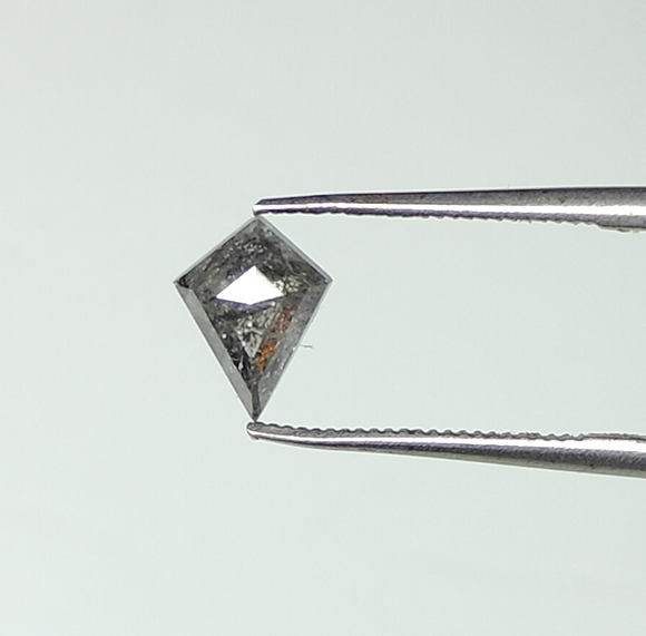 0.66ct Salt and Pepper 7.00x5.45x2.70mm Kite Rosecut SP1029-11