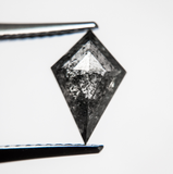 Salt and Pepper 1.09ct Kite Double Rosecut 9.20x7.55x2.70mm SP1029-14