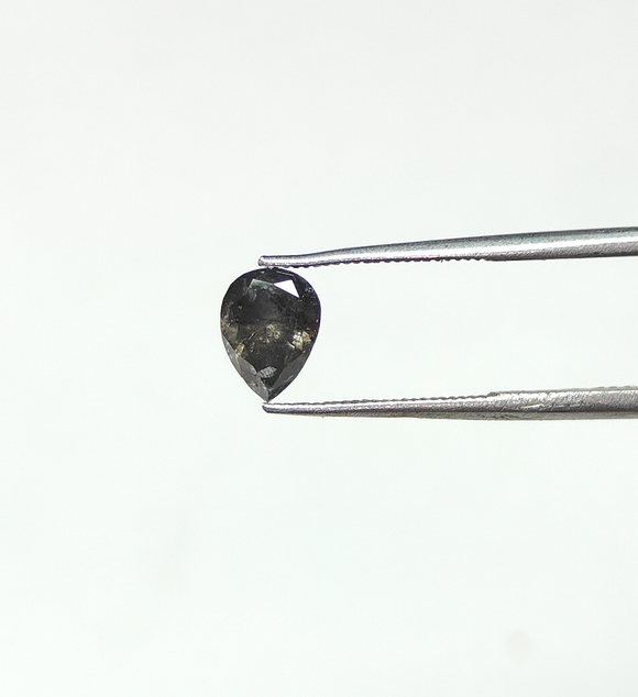 Salt and Pepper 0.70ct Pear Brilliant 6.55x4.95x3.10mm SP8257