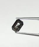 Salt and Pepper 0.85ct  Emerald cut   6.65x4.40x2.70mm  SP8254