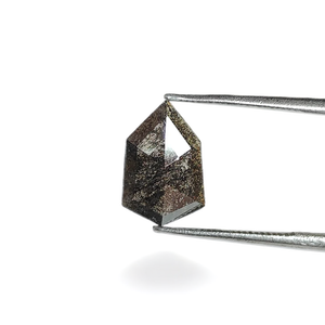 1.32ct Salt and Pepper Shield Shape Rosecut 10.65x7.05x2.10mm  SP8252