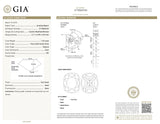 GIA Certified 1.23ct SI2 Cushion Cut  Brilliant 6.11x5.59x3.94mm  F-021
