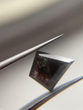 Salt and Pepper 1.36ct Kite Double Rosecut 10.30 x 9.05 x 2.45mm SP2201