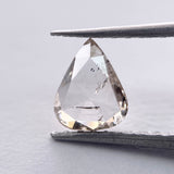 0.71ct 7.46x5.93x1.70mm Pear Shape Rosecut CH1022