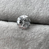 Salt and Pepper Round Brilliant  1.04ct 6.45x6.48x3.80mm SP1388 set in the mount