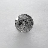 Salt and Pepper Round Brilliant  1.04ct 6.45x6.48x3.80mm SP1388 set in the mount