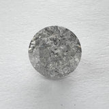 Salt and Pepper Round Brilliant  1.19ct 6.10x6.10x4.10mm SP1397 set in the mount