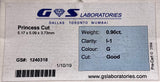 0.90ct 5.17x5.09x3.73mm I1-G Princess Cut DDL3239