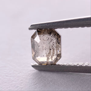 0.66ct 5.23x4.42mm Emerald Shape Rosecut CH2120