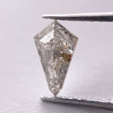 0.94ct 9.60x5.50x2.80mm Kite Rosecut SP1309 set in the mount