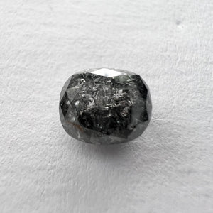 Salt and Pepper 1.08ct Oval Rosecut 6.63x5.41x3.05mm SP1452