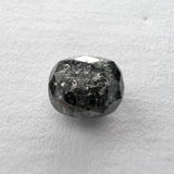Salt and Pepper 1.08ct Oval Rosecut 6.63x5.41x3.05mm SP1452