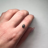 Salt and Pepper 1.12ct Pear Rosecut Double Cut 8.95x5.45x2.65mm SP8253