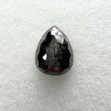 Salt and Pepper 1.21ct Pear Rosecut 7.86x5.93x3.00mm SP1434