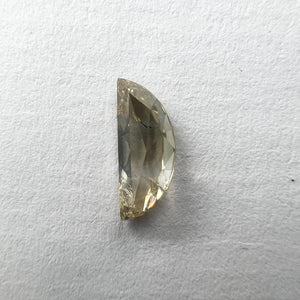 0.83ct 9.46x3.84x2.47mm Half Moon Rosecut CH1051