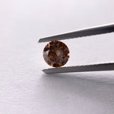 ~0.53ct Per Stone 5.23ct For All 10 Stones VS2/SI1 natural deep orange-brown round brilliant cuts F-067