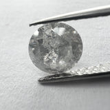 Salt & Pepper 1.02ct Round Brilliant 6.45x6.49x3.92mm SP1989
