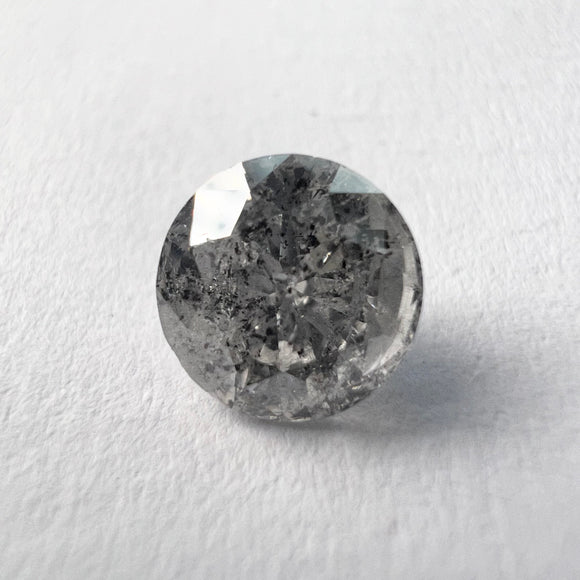 Salt & Pepper 1.01ct Round Brilliant 6.37x6.42x3.96mm SP1998