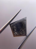 Salt and Pepper 1.36ct Kite Double Rosecut 10.30 x 9.05 x 2.45mm SP2201