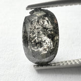 Salt and Pepper 2.06ct Oval Brilliant 9.90x6.47x3.40mm SP2013