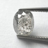 Salt and Pepper 1.91ct Oval Brilliant 7.84x6.35x4.29mm SP2019
